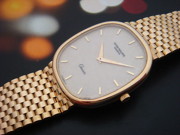 Patek Philippe Golden Ellipse 18K YG Wristwatch  Ref. 3838/1