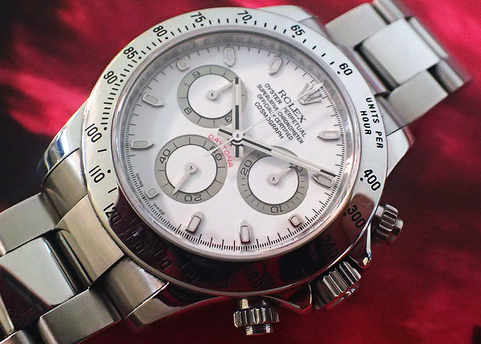 Rolex Daytona Stainless Steel white dial Ref. 116520