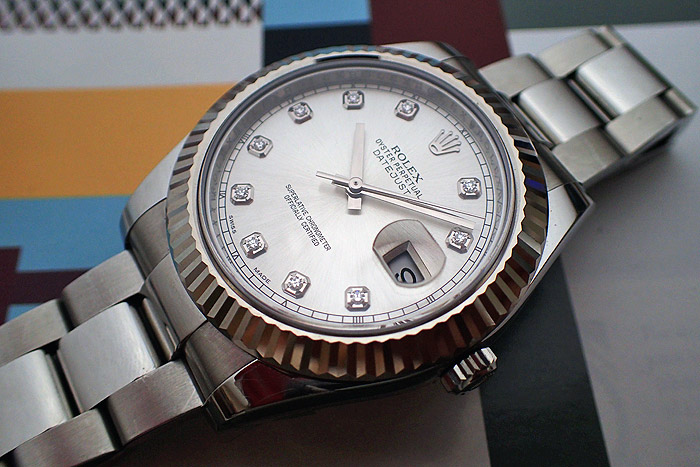 Rolex Oyster Perpetual Datejust II, Diamond Dial, Ref. 116334