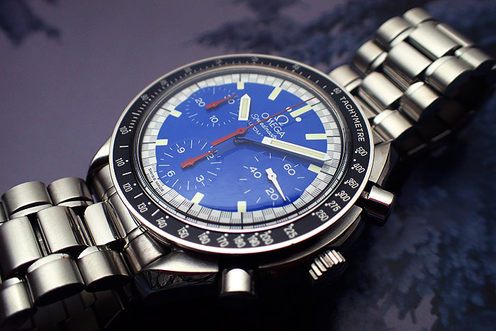 Omega Speedmaster Automatic Blue Dial Ref. 3510.80