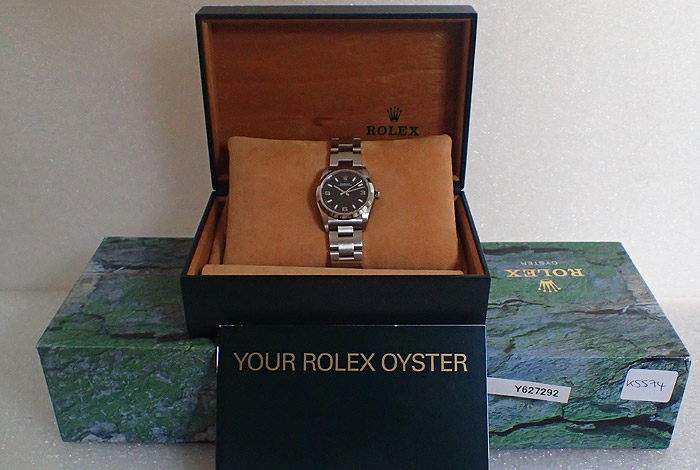 Ladies Rolex Oyster Perpetual Mid-size Ref 77080