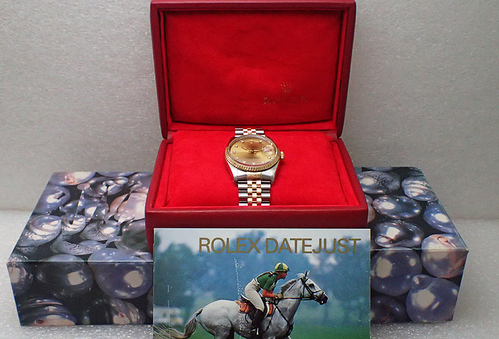 Rolex Oyster Perpetual Datejust 18K YG/SS Ref. 16233G