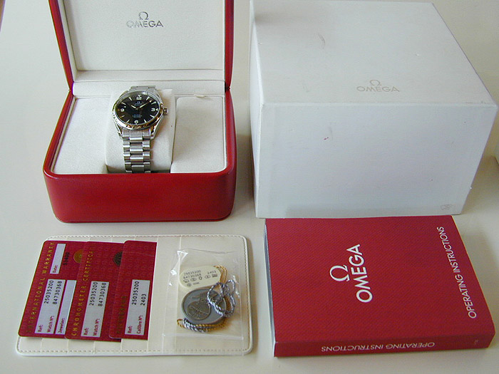 Omega Railmaster Aqua Terra Co-axial Ref 2503.52
