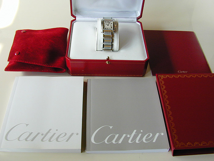 Ladies Cartier Tank Francaise Midsize Quartz Ref. W51012Q4