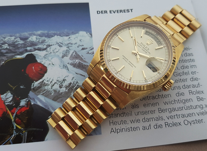 1978 Rolex President Day Date 18k YG Wristwatch Ref. 18038 