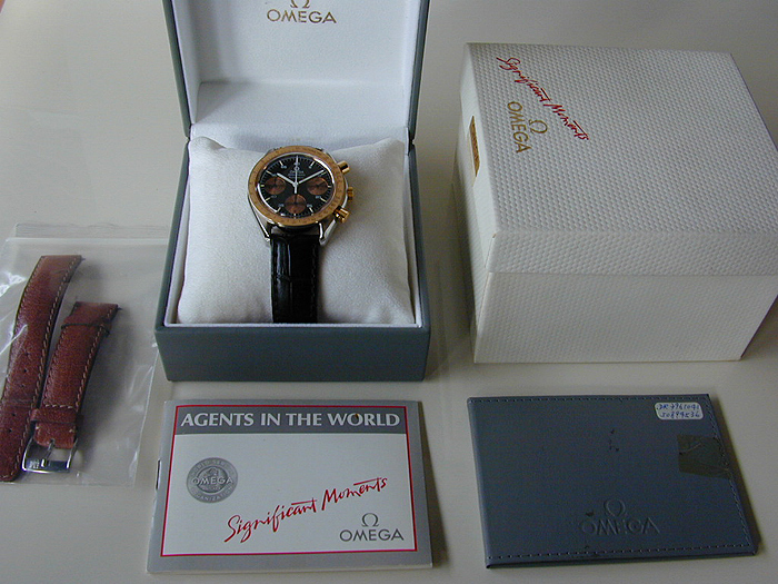 1988 Omega Speedmaster Reduced 18K Rose Gold Ref. 175.0033