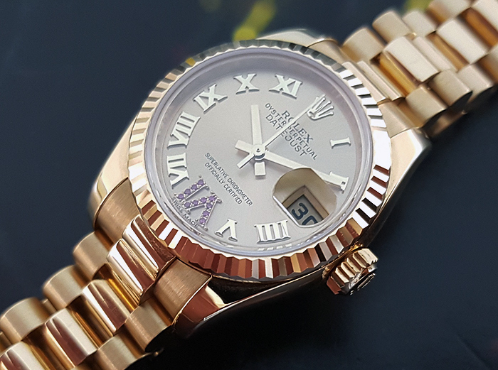 2016 Ladies' Rolex 18K YG Oyster Perpetual Datejust Midsize Wristwatch Ref. 178278