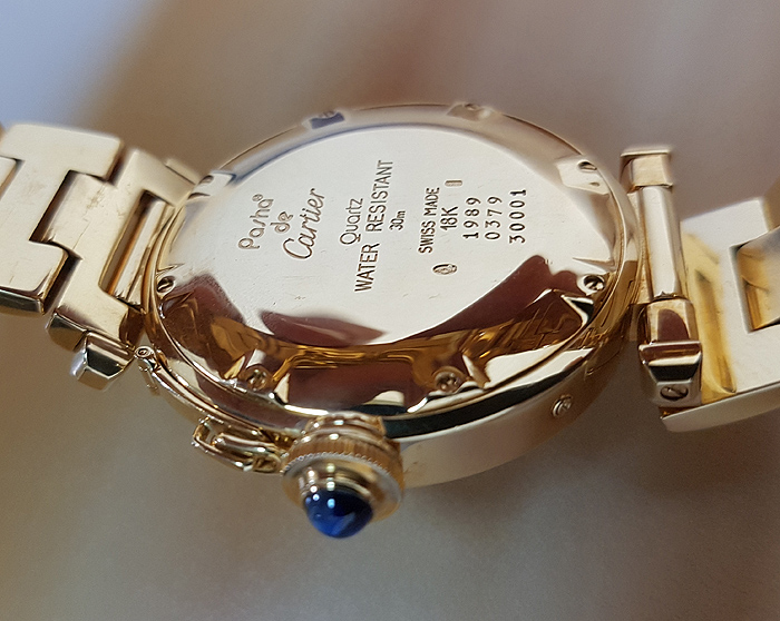Cartier Pasha Phase De Lune 18K YG Wristwatch Ref. W3005351