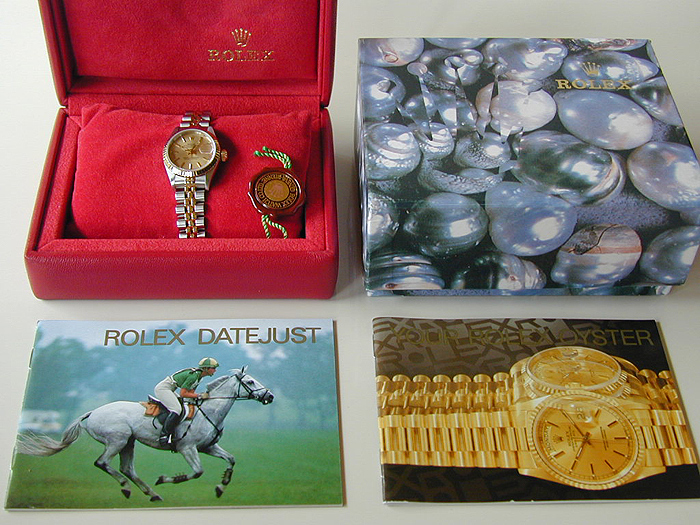 1997 Ladies' Rolex Datejust Champagne Dial Ref. 69173