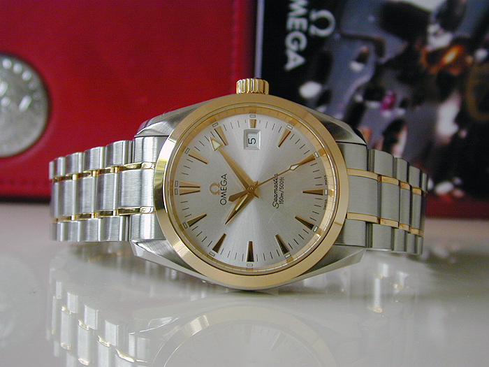 Omega Seamaster Aqua Terra Midsize18K YG/SS Ref. 2318.30