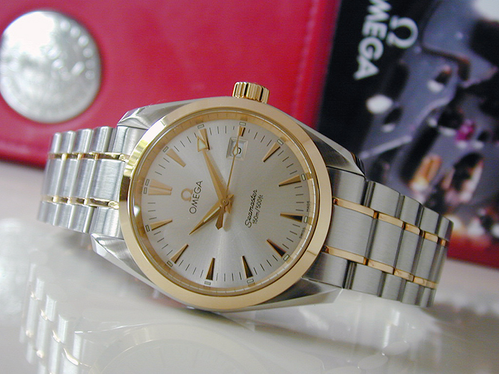 Omega Seamaster Aqua Terra Midsize18K YG/SS Ref. 2318.30