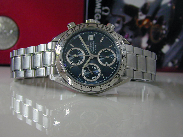 Omega Speedmaster Automatic Date Blue-Grey Ref. 3513.46