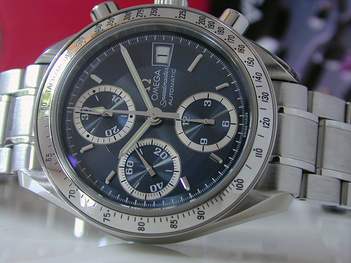 Omega Speedmaster Automatic Date Blue-Grey Ref. 3513.46
