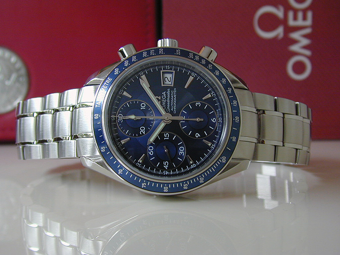 Omega Speedmaster Automatic Date Blue Ref. 3212.80