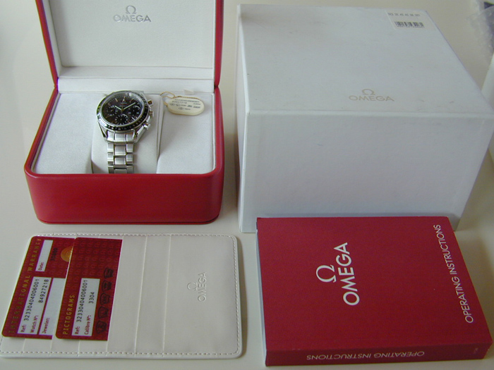 Omega Speedmaster Automatic Chronometer Wristwatch Ref. 323.30.40.40.06.001