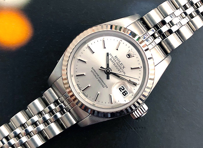 Ladies' Rolex Oyster Datejust 18K WG/SS Wristwatch Ref. 79174