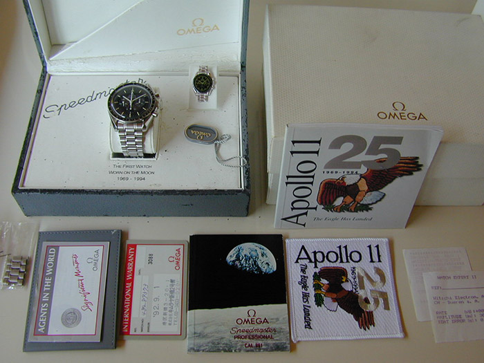 1992 Omega Speedmaster Professional Moonwatch Apollo 11 25th Anniversary Ref. 3590.50
