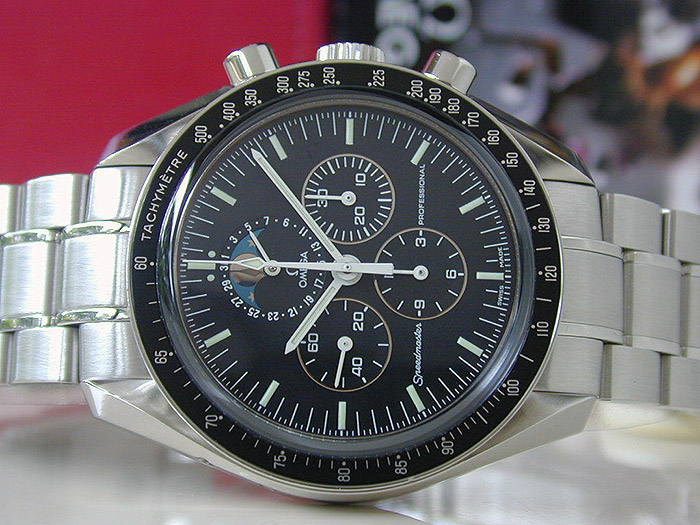 Omega Speedmaster Professional Moonwatch Moonphase Chronograph Wristwatch Ref. 3576.50