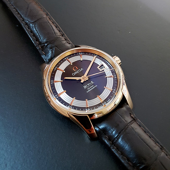 Omega De Ville Hour Vision Co-Axial 41mm 18K RG Wristwatch Ref. 431.63.41.21.13.001