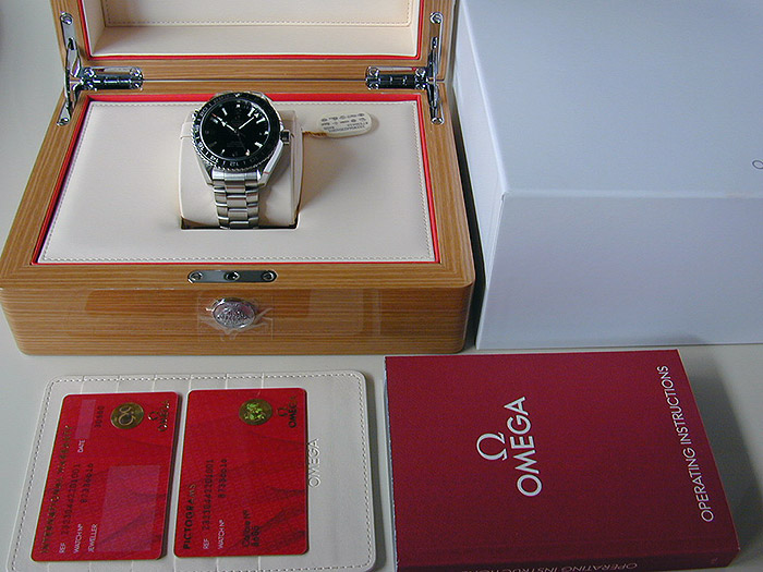 Omega Seamaster Planet Ocean 600M Co-Axial GMT Wristwatch Ref. 232.30.44.22.01.001