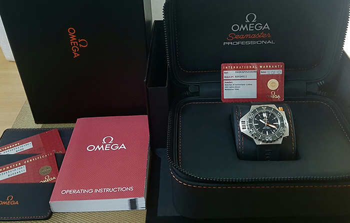 Omega Seamaster Ploprof Co-Axial 1200M Wristwatch Ref. 224.32.55.21.01.001