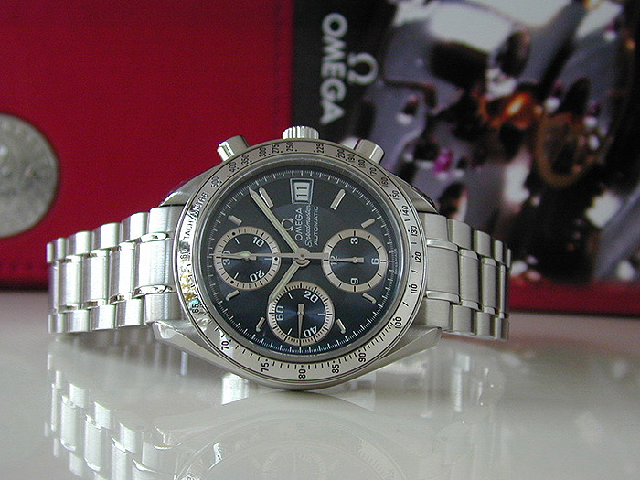 Omega Speedmaster Automatic Date Blue-Grey Ref. 3513.46