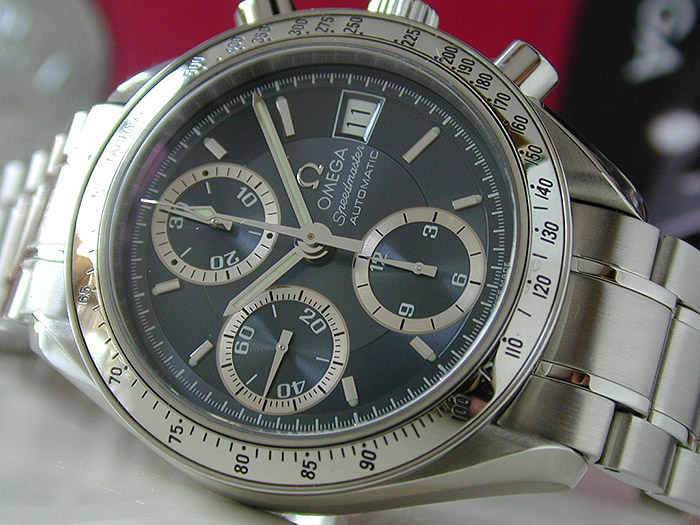 Omega Speedmaster Automatic Date Blue-Grey Ref. 3513.46