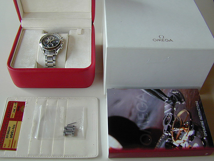 Omega Speedmaster Automatic Date Blue-Grey Ref. 3513.46
