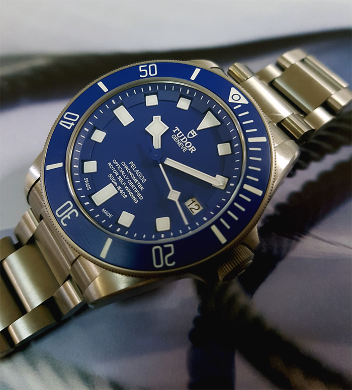 Tudor Pelagos Chronometer Blue Automatic Wristwatch Ref. 25600TB