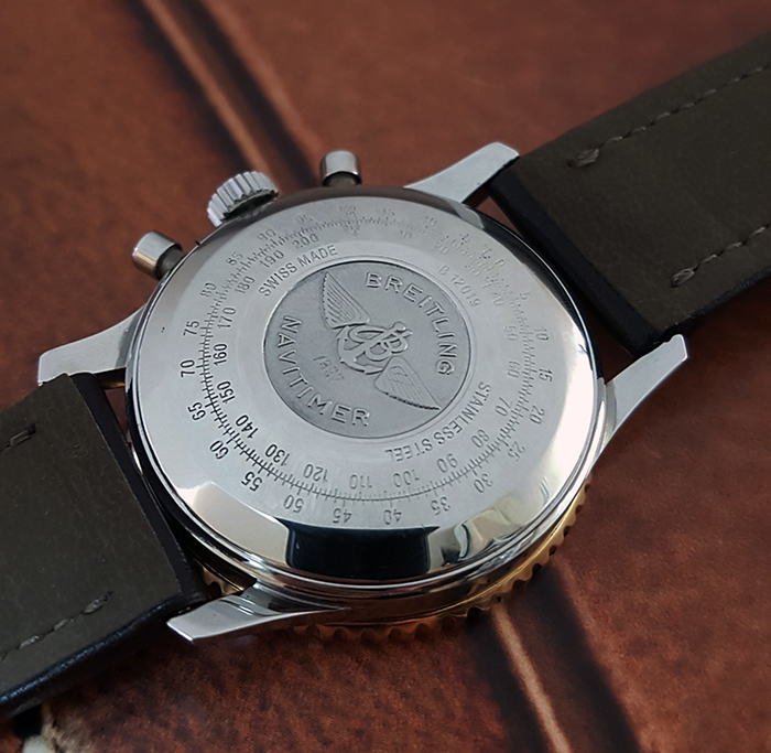 Breitling Navitimer Cosmonaute Wristwatch YG Ref. B12019