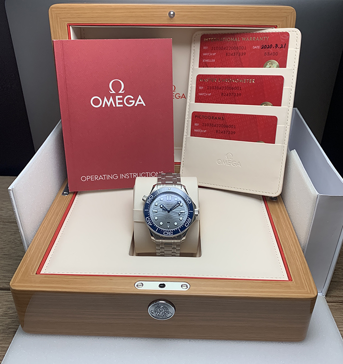 Omega Seamaster Professional Co-Axial Master Chronometer Diver Wristwatch Ref. 210.30.42.20.06.001