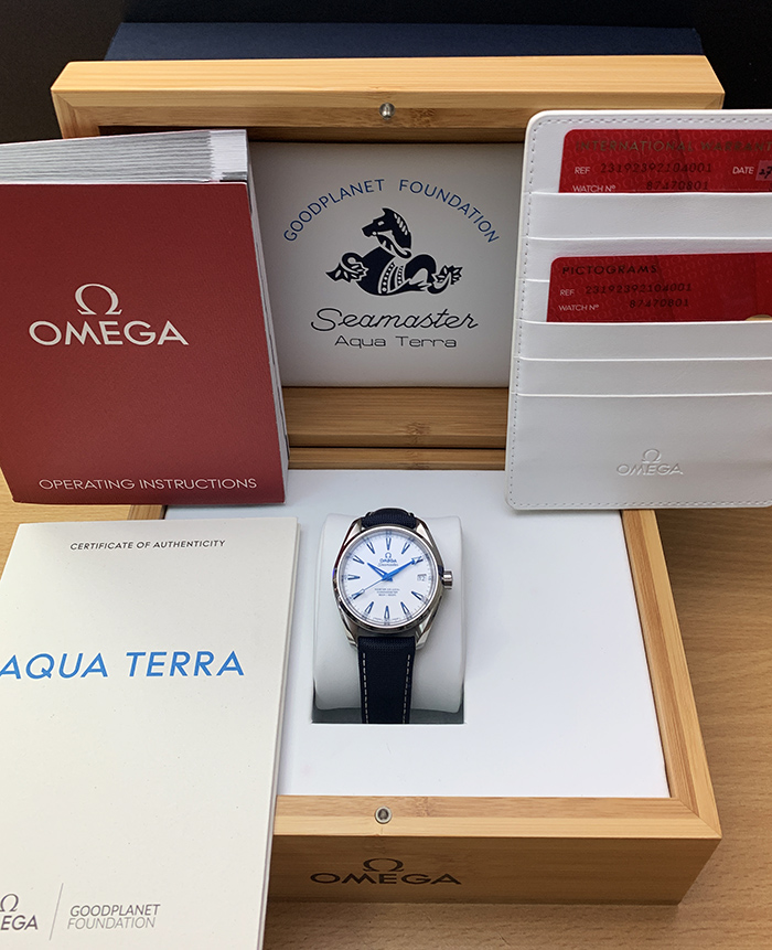Omega Seamaster Aqua Terra Master Good Planet Co-Axial Wristwatch Ref. 231.92.39.21.04.001