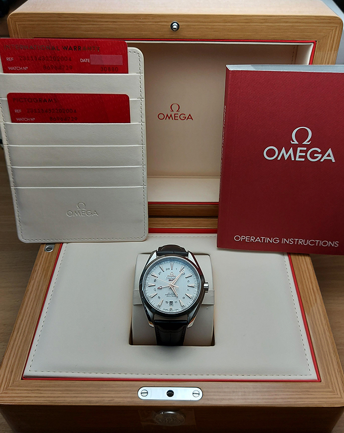  Omega Seamaster Aqua Terra 150M Co-Axial GMT Wristwatch Ref. 231.13.43.22.02.004 