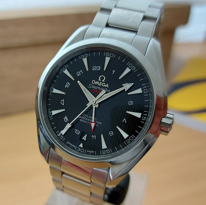 Omega Seamaster Aqua Terra 150M Co-Axial GMT Wristwatch Ref. 231.10.43.22.01.001