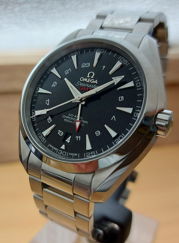 Omega Seamaster Aqua Terra 150M Co-Axial GMT Wristwatch Ref. 231.10.43.22.01.001