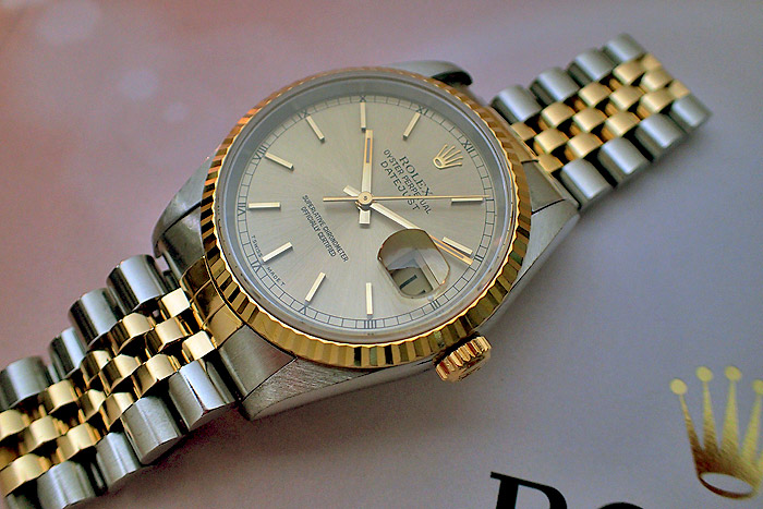 Rolex Oyster Perpetual Datejust 18K YG/SS Ref. 16233  