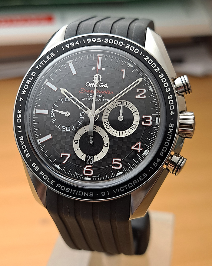Omega 'Speedmaster Legend' Michael Schumacher Broad Arrow Co-Axial Chronometer Ref. 321.32.44.50.01.001
