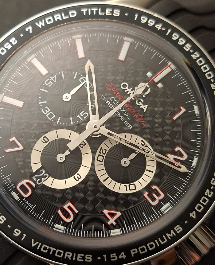 Omega 'Speedmaster Legend' Michael Schumacher Broad Arrow Co-Axial Chronometer Ref. 321.32.44.50.01.001