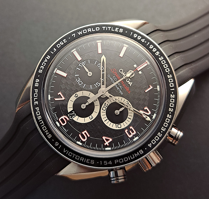 Omega 'Speedmaster Legend' Michael Schumacher Broad Arrow Co-Axial Chronometer Ref. 321.32.44.50.01.001