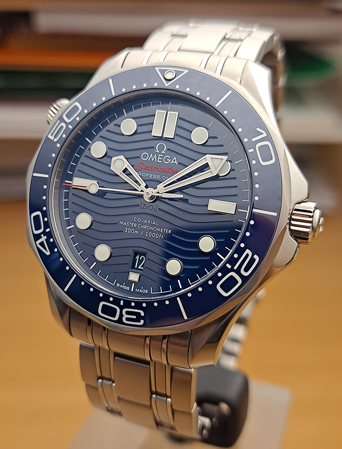 BLUE Omega Seamaster Diver 300M Co-Axial Wristwatch Ref. 210.30.42.20.03.001