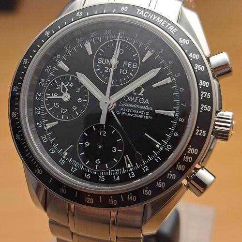 Omega Speedmaster Day-Date Chronograph Wristwatch Ref. 3220.50
