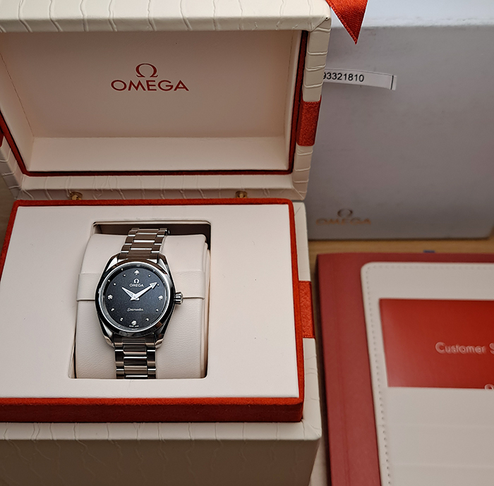Omega Seamaster Aqua Terra 150M Quartz Diamond Dial Wristwatch Ref. 220.10.28.60.51.001
