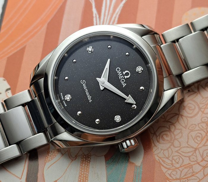 Omega Seamaster Aqua Terra 150M Quartz Diamond Dial Wristwatch Ref. 220.10.28.60.51.001