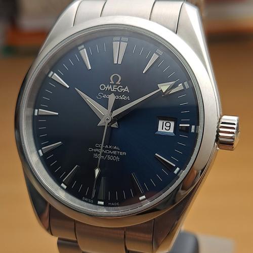 Blue Omega Seamaster Aqua Terra Co-Axial Chronometer Ref. 2503.80