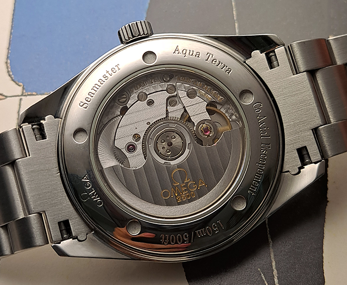 Blue Omega Seamaster Aqua Terra Co-Axial Chronometer Ref. 2503.80