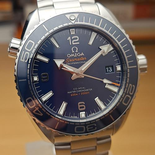 BLUE Omega Seamaster Planet Ocean Co-Axial Wristwatch Ref. 215.30.44.21.03.001