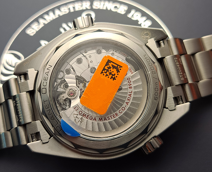 BLUE Omega Seamaster Planet Ocean Co-Axial Wristwatch Ref. 215.30.44.21.03.001