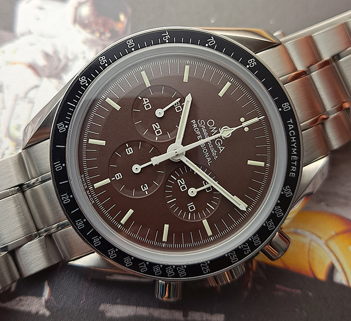 Omega Speedmaster Chocolate Dial Moonwatch Ref. 311.30.42.30.13.001