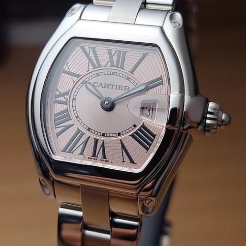 Cartier Roadster Pink Wristwatch Ref. W62017V3
