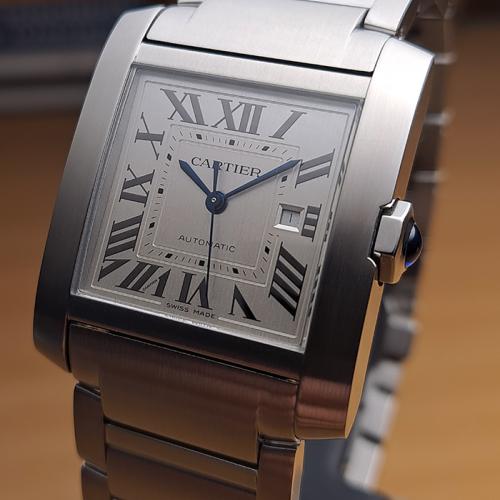 Cartier Tank Francaise Automatic Wristwatch Ref. WSTA0067